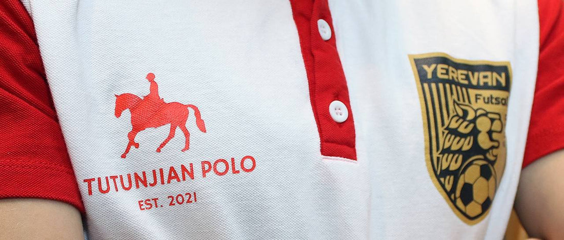 Tutunjian Polo sponsor of FC Yerevan parade uniform