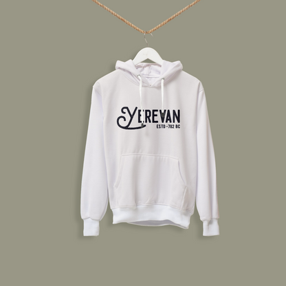 Yerevan White Hoodie